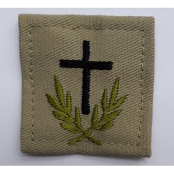 Insigne velcro OPEX basse visibilité : aumônier du culte catholique