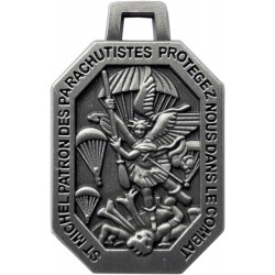 Médaille Saint Michel - Saint Patron des Parachutistes SANS anneau (ou bélière)