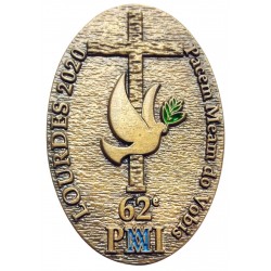 Insigne du 62ème Pèlerinage Militaire Internationale - PMI