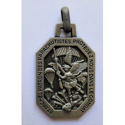 Médaille Saint Michel - Saint Patron des Parachutistes AVEC anneau (ou bélière)