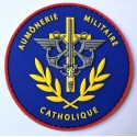 ÉCUSSON (rondache) - Aumônerie Militaire Catholique - 80 mm